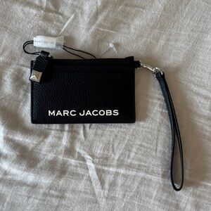 Marc Jacobs Black Leather Wristlet cardholder
